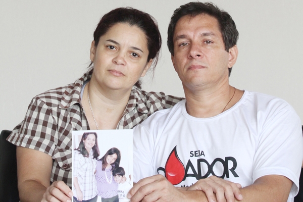 Pais da Ana Laura -  Maralaine Alves e Anderson Carlos da Silva